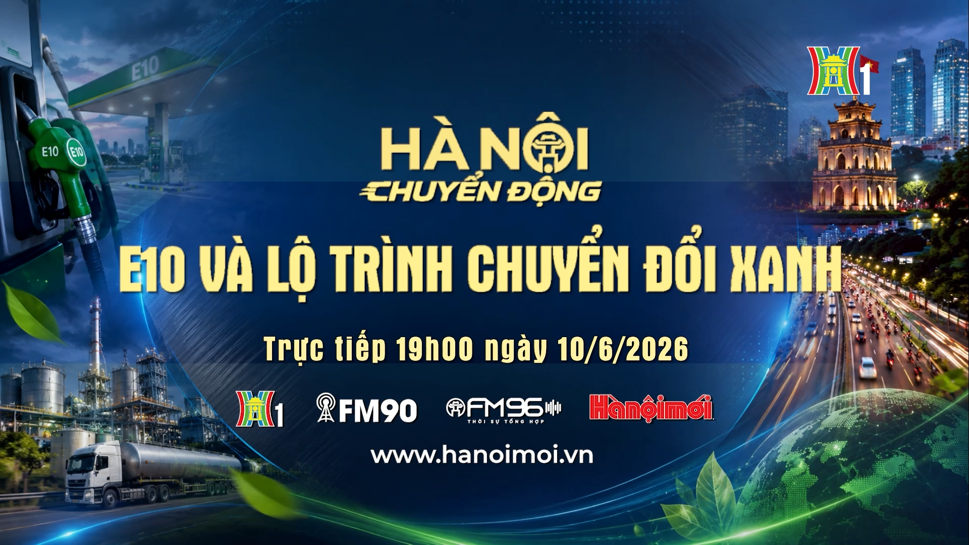 Đón xem chương trình Hà Nội chuyển động ngày 10/6: E10 và lộ trình chuyển đổi xanh
